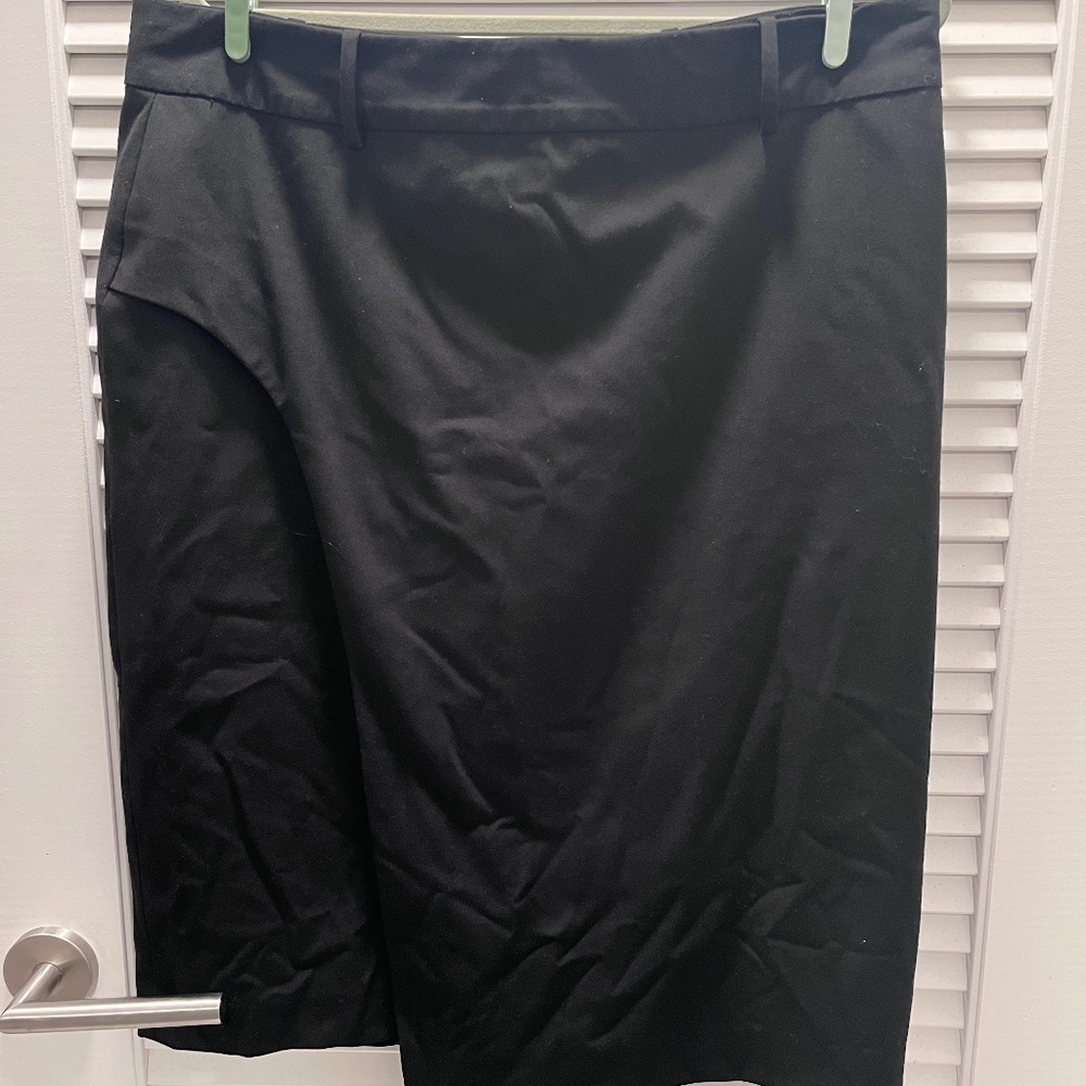 Calvin klein pencil skirt with black wrap detail